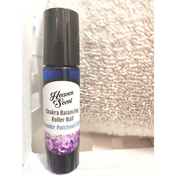 Lavender Patchouli Clove Aromatherapy Roller Ball: Natural Essential Oil Blend - Picture 3 of 10